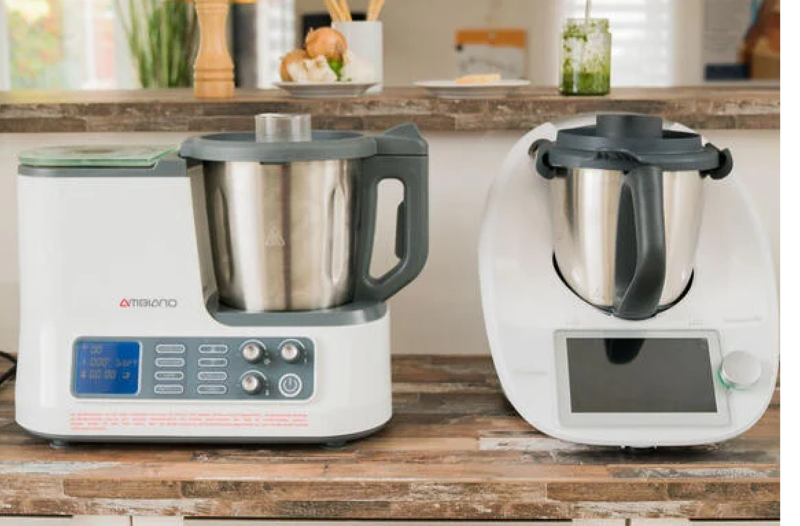 Ambiano Küchenmaschine neben Thermomix